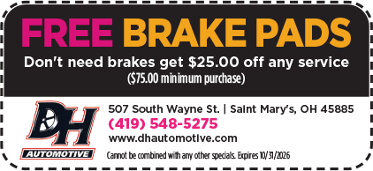Free Brake Pads | DH Automotive