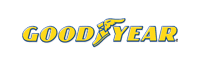Goodyear logo: yellow text with a winged foot graphic on white background. | DH Automotive