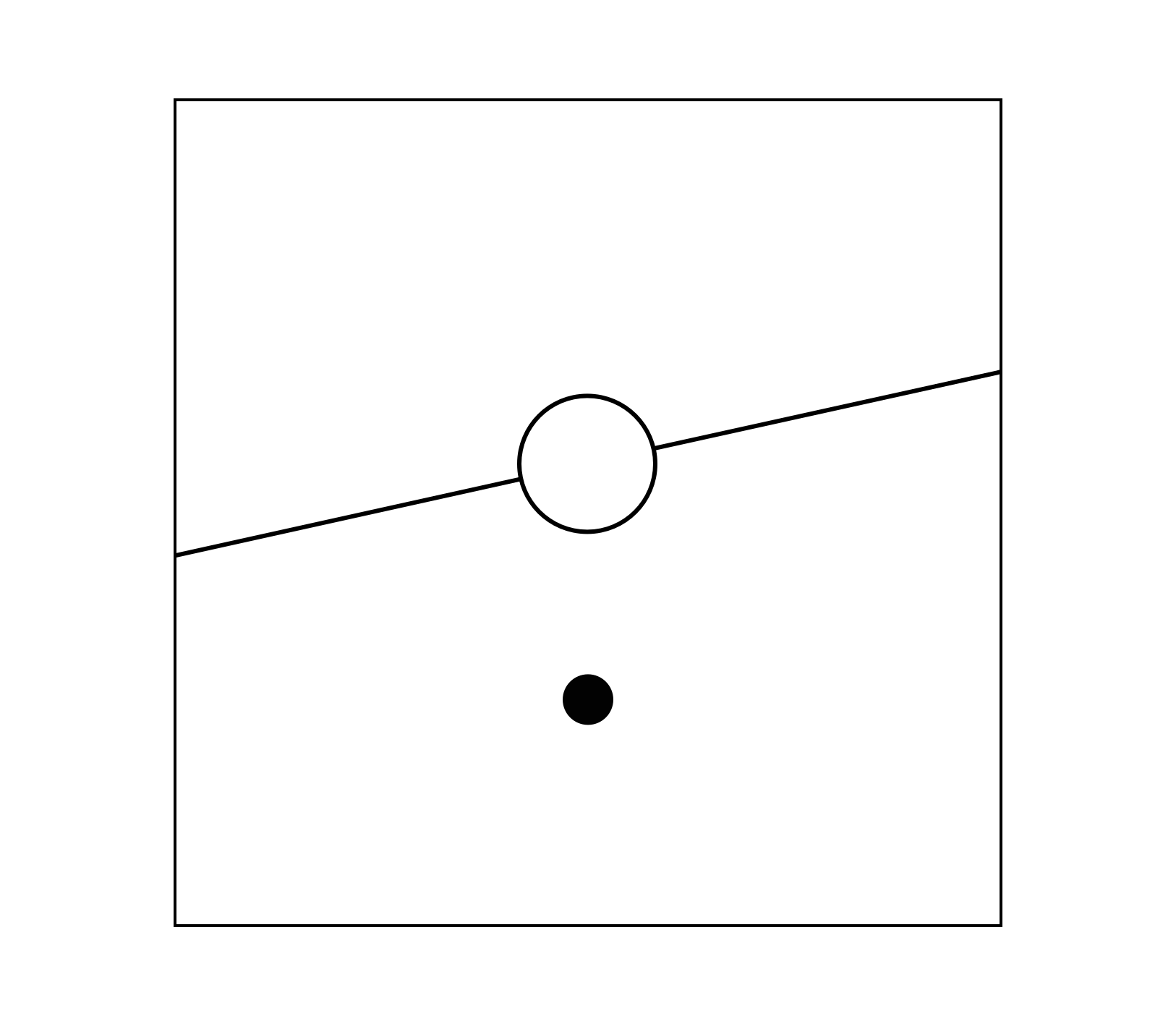 A black and white drawing of a desk on a white background.