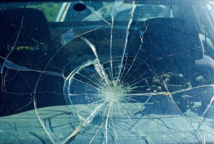 Damaged Windshield