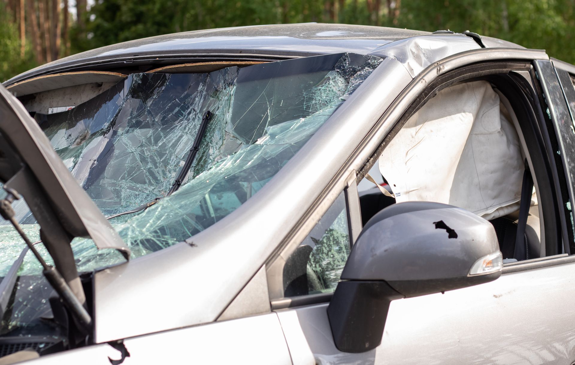 Shattered Windshield