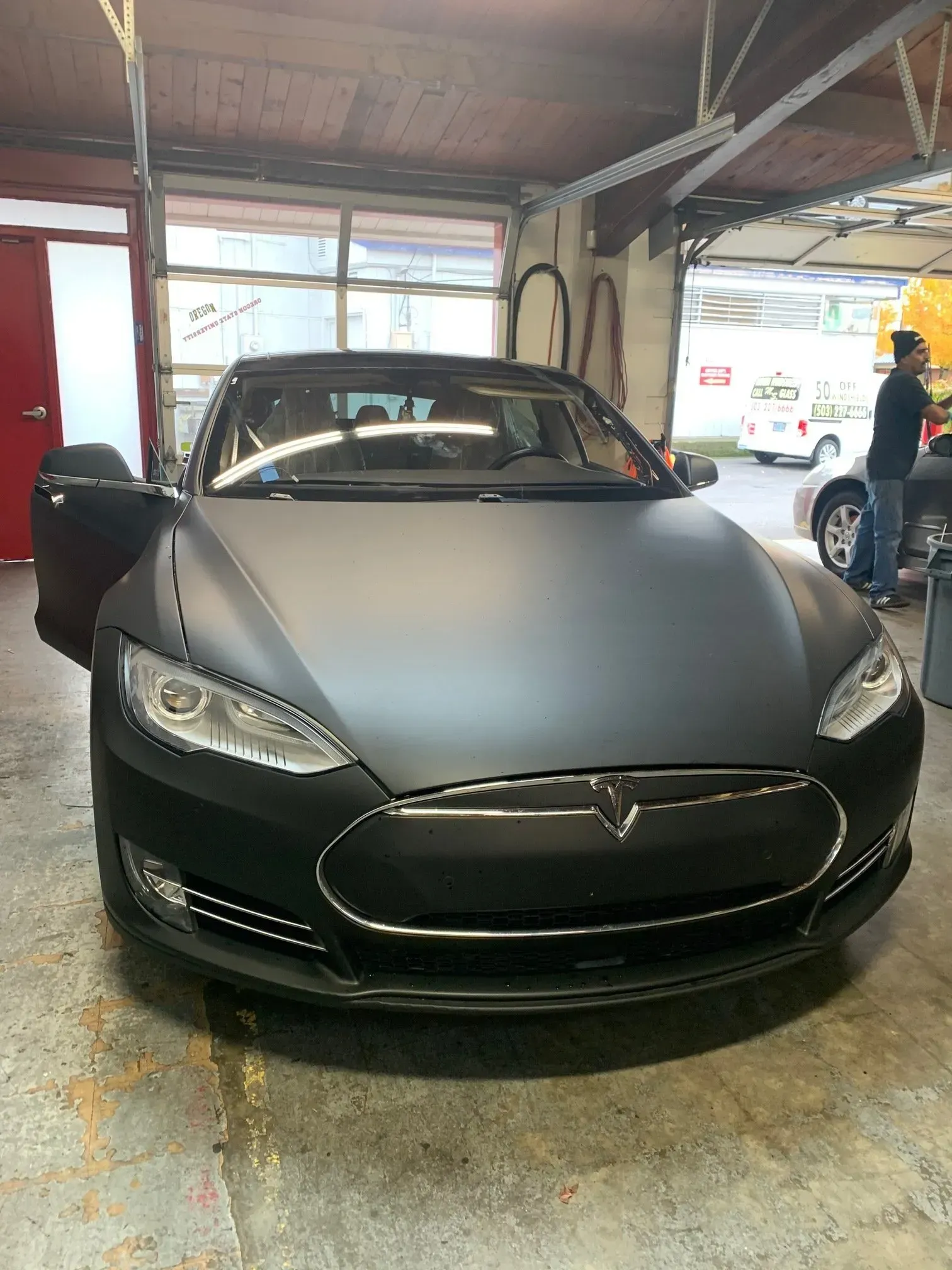 Tesla Model S Parked