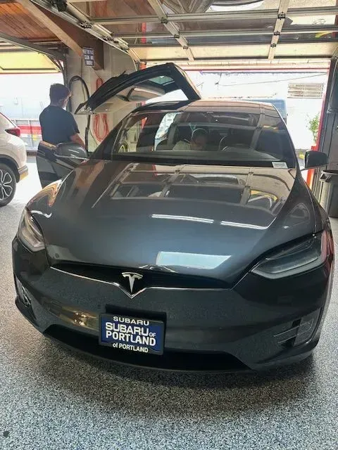 Grey Tesla Model X
