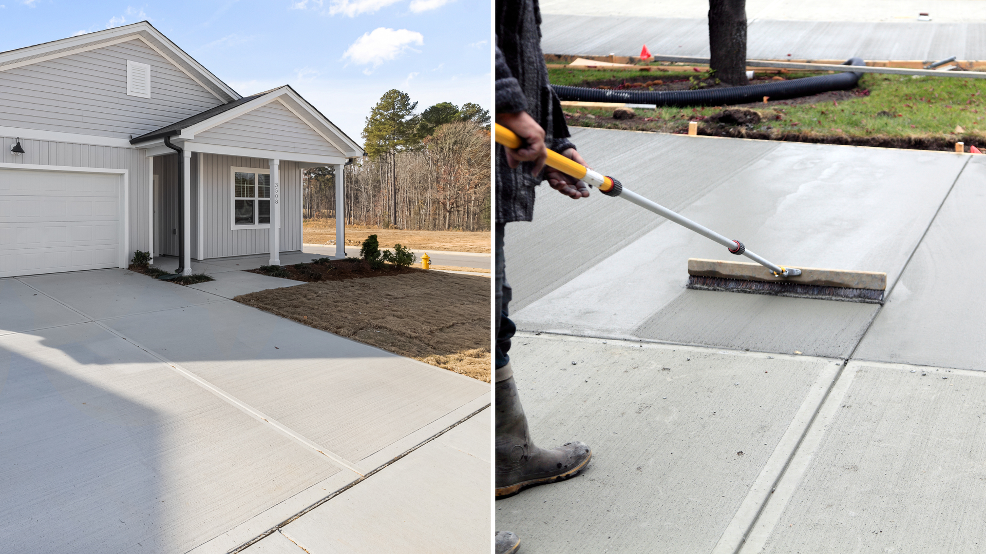 Concrete driveway in Aurora showing visible cracking and surface damage used to explain repair 