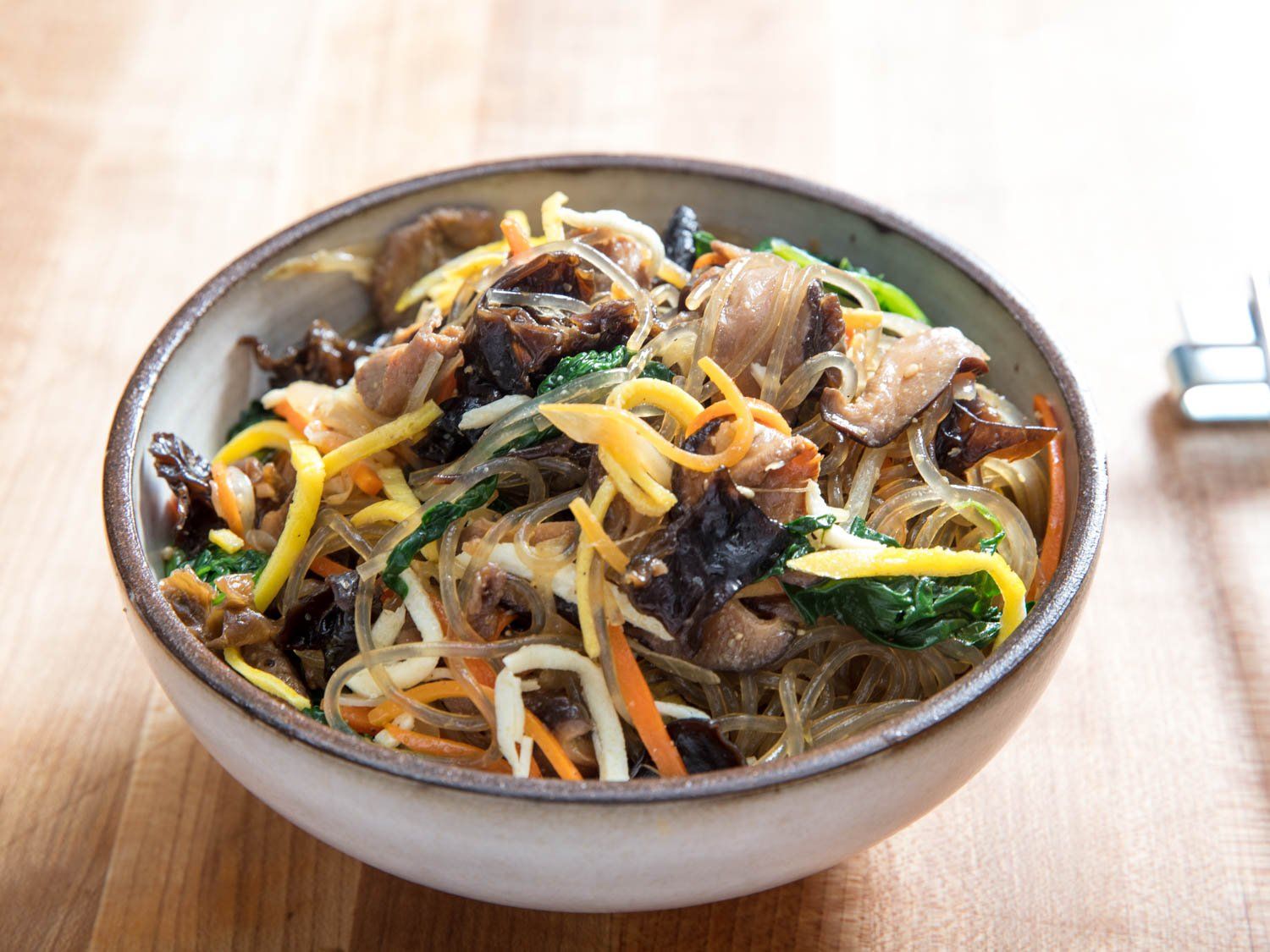 mushroom japchae
