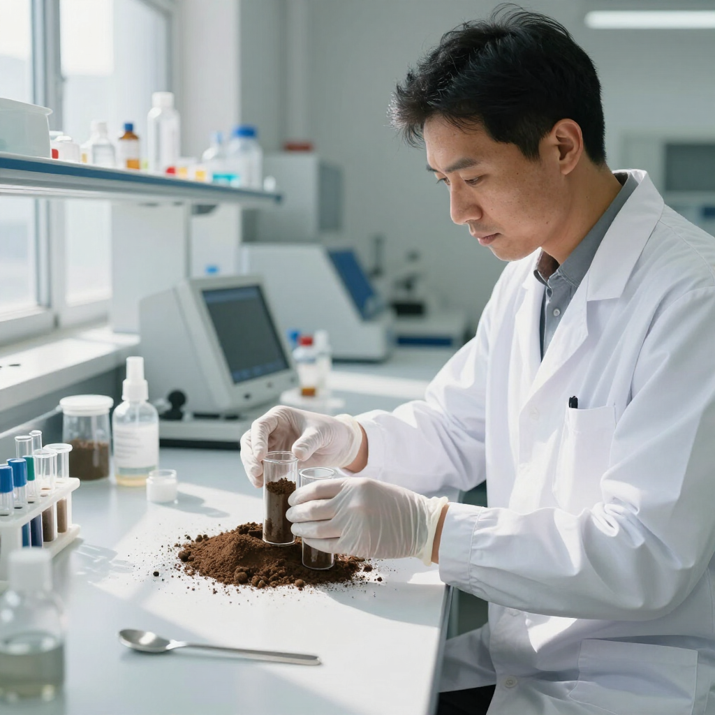 Laboratorio de suelos: análisis de muestras para estudio geotécnico