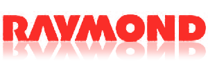 Un logo Raymond rouge sur fond blanc