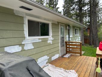 house before painting