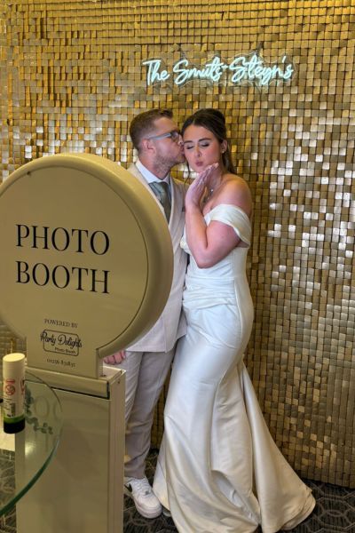A Fabulous New Place Hotel Wedding Molly & Daniel’s Photo Booth Hire & 360 Experience Hire - Party Delights Photo Booth - Hampshire