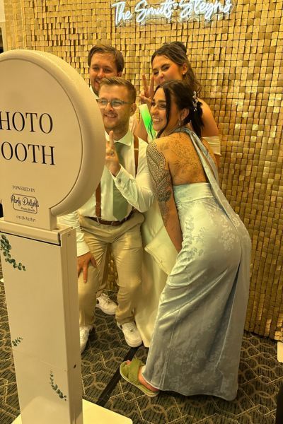 A Fabulous New Place Hotel Wedding Molly & Daniel’s Photo Booth Hire & 360 Experience Hire - Party Delights Photo Booth - Hampshire