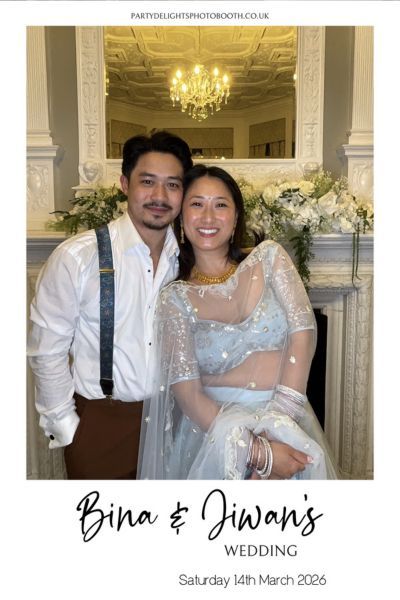 Luxury Photo Booth Hire at Oakley Hall, Basingstoke | A Beautiful Nepalese Wedding Celebration for Bina & Jiwan - Party Delights Photo Booth