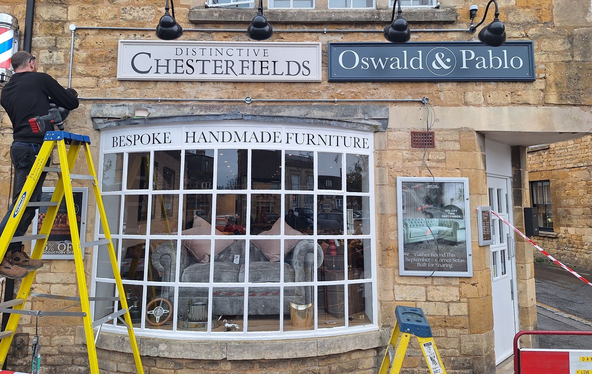 Shop Front Sign Lighting