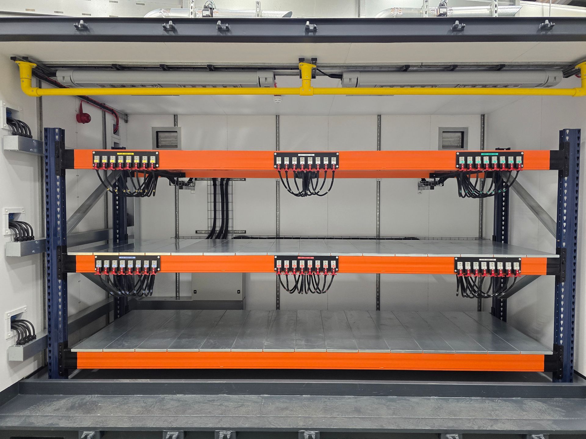 Battery storage facility for traffic management equipment manufacturer