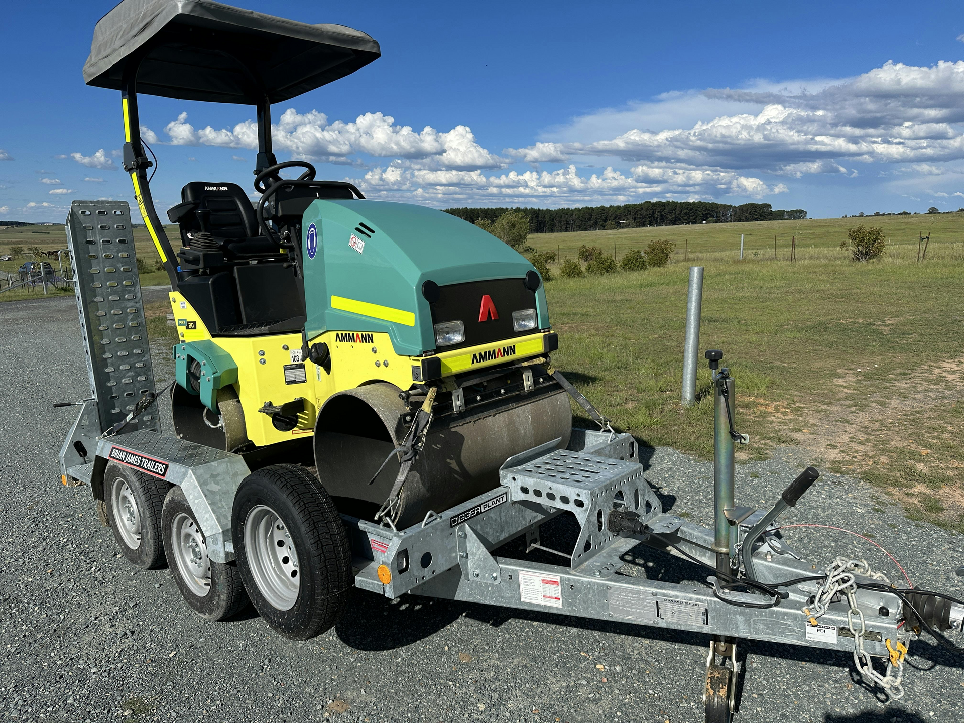Ammann ARX20 Smooth Drum Roller