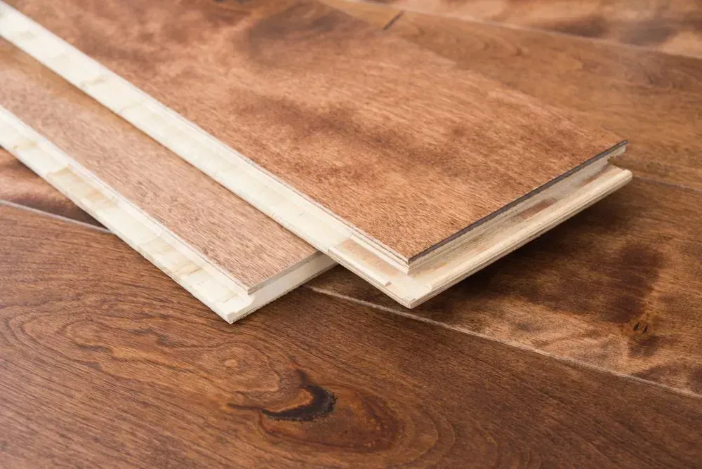 Close-up of Hardwood Flooring Planks — Sly Bros in Woodburn, NSW