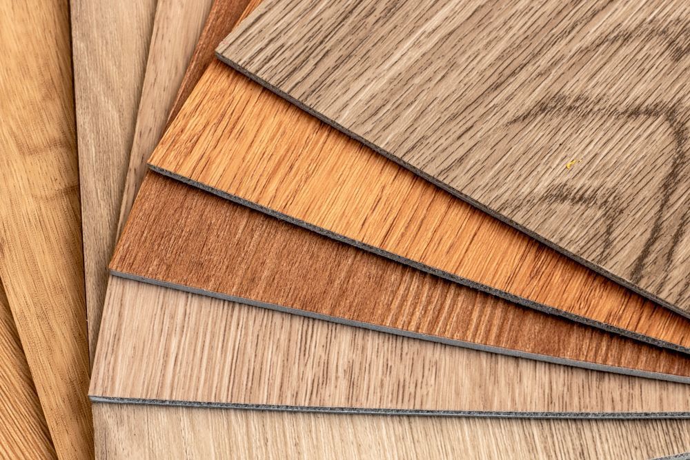 Samples of Wood-look Vinyl Flooring in Various Shades — Sly Bros in Woodburn, NSW