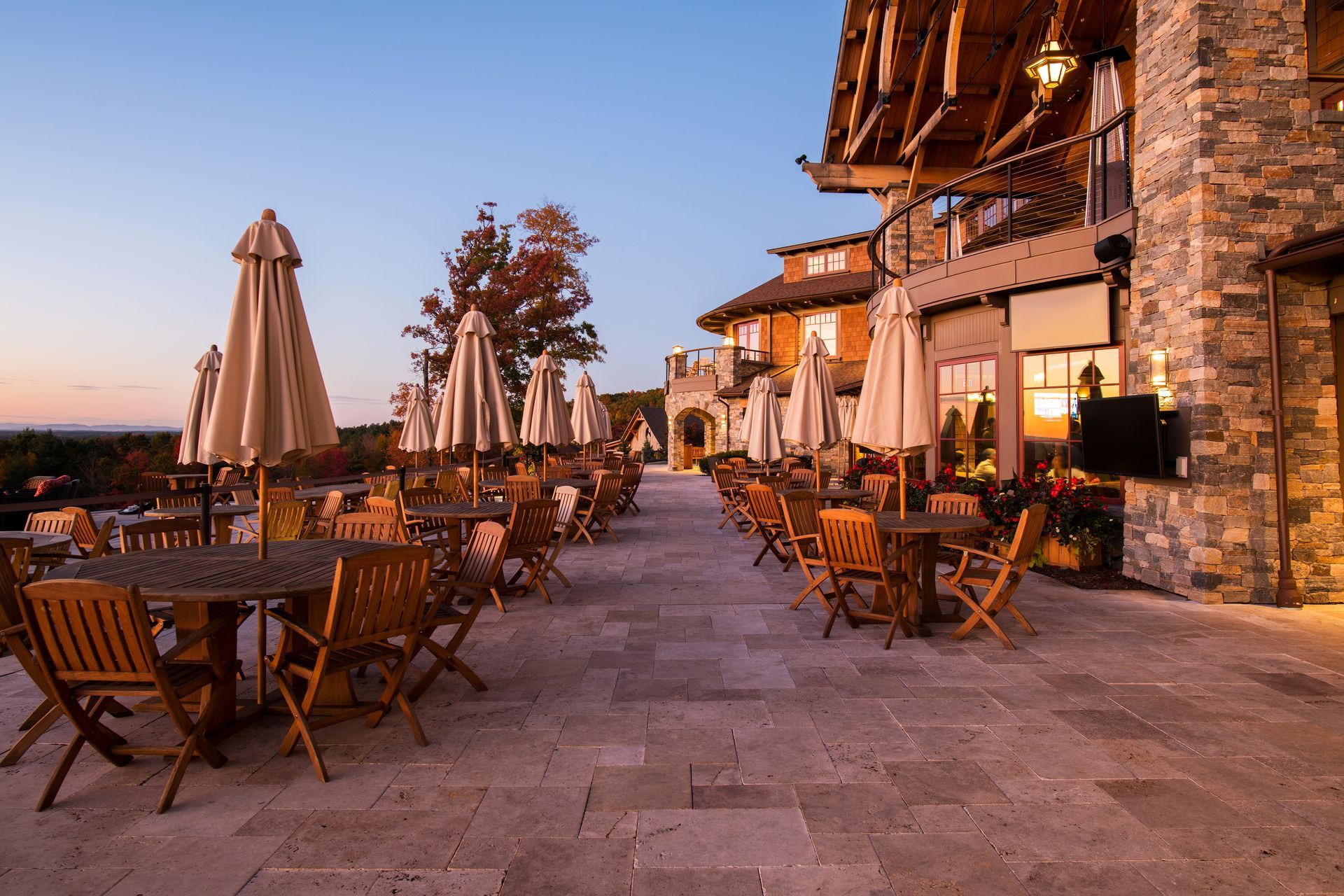 Clubhouse terrace