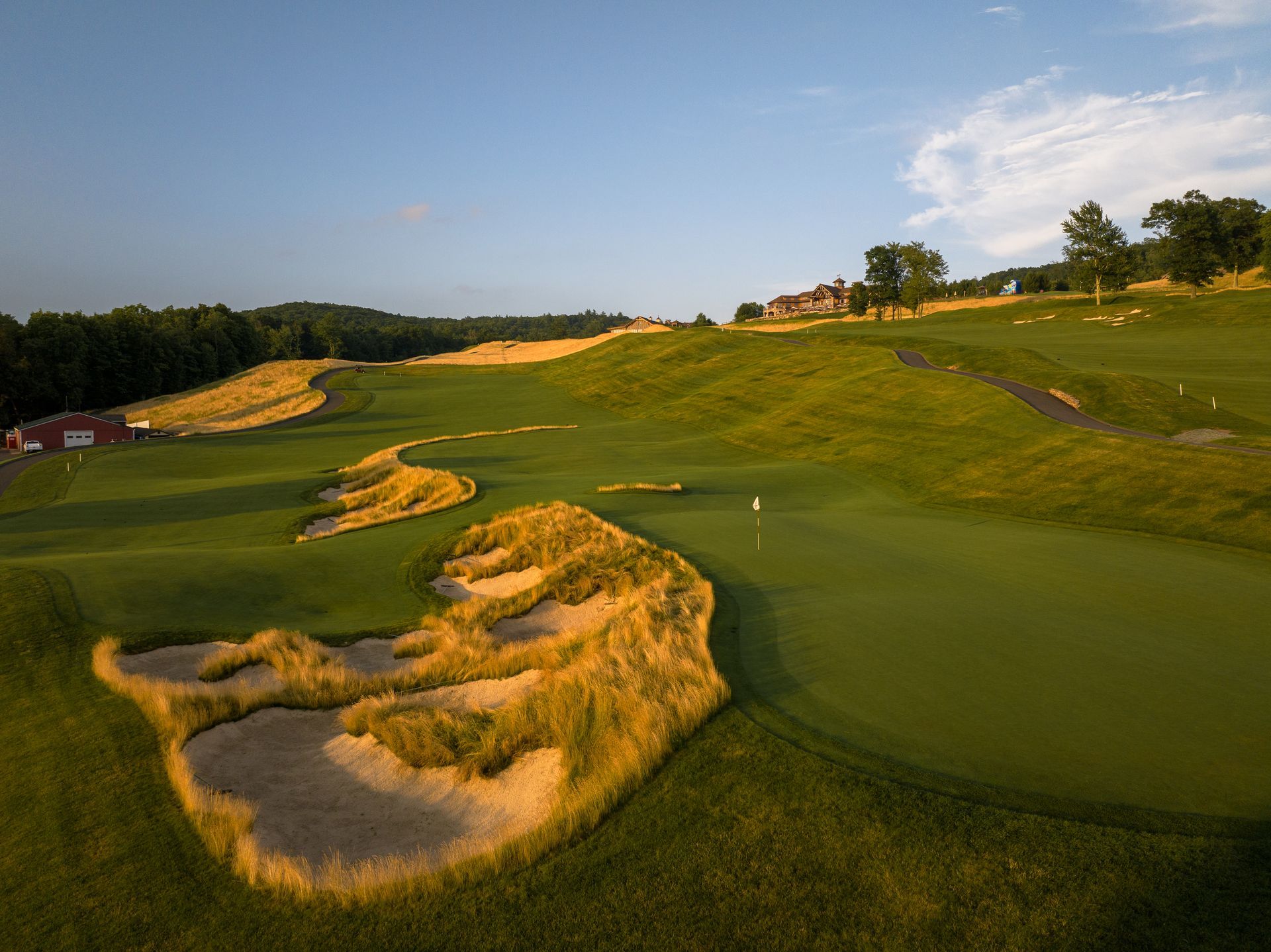 View of tenth green