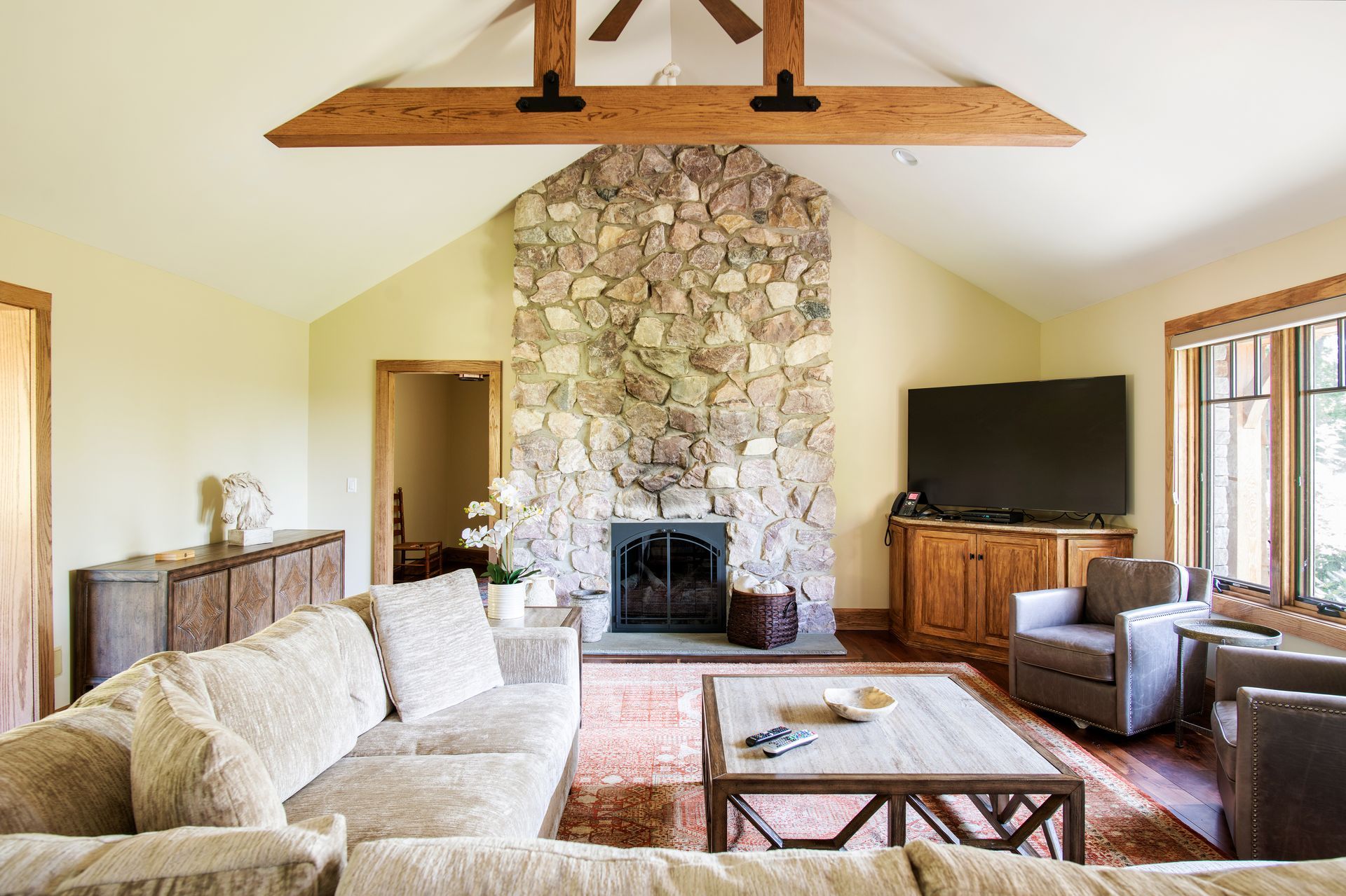 GreatHorse offers five lodges available for rent as entire units or hotel-style guest rooms 