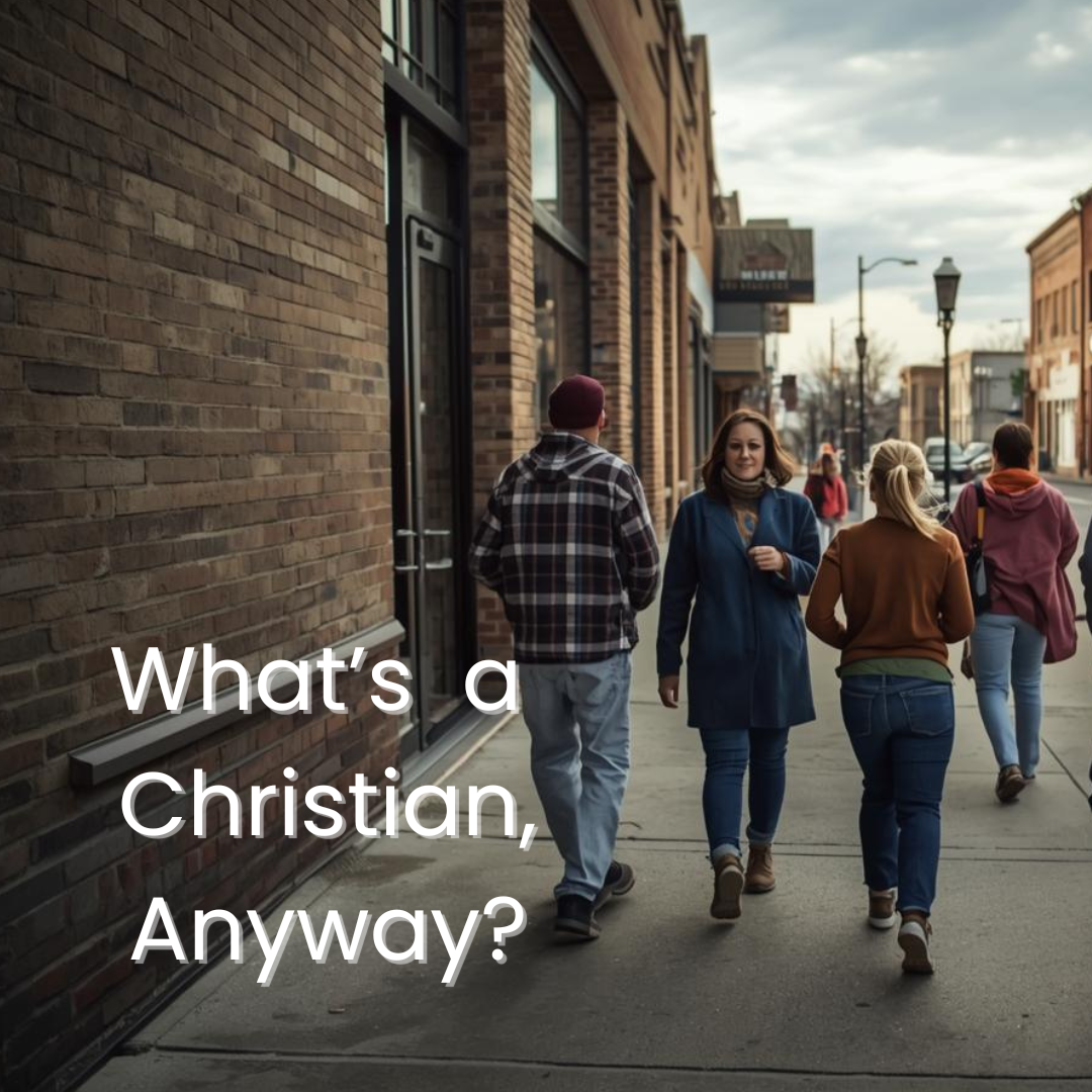 Picture of people walking on a city street with the title,