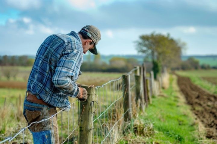 Fence repair services in Alexandria Louisiana rural property