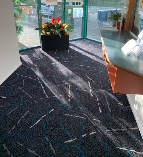 Carpet Flooring In Receiving Area — Geoff Thompson's Independent Flooring Centre In Port Macquarie, NSW