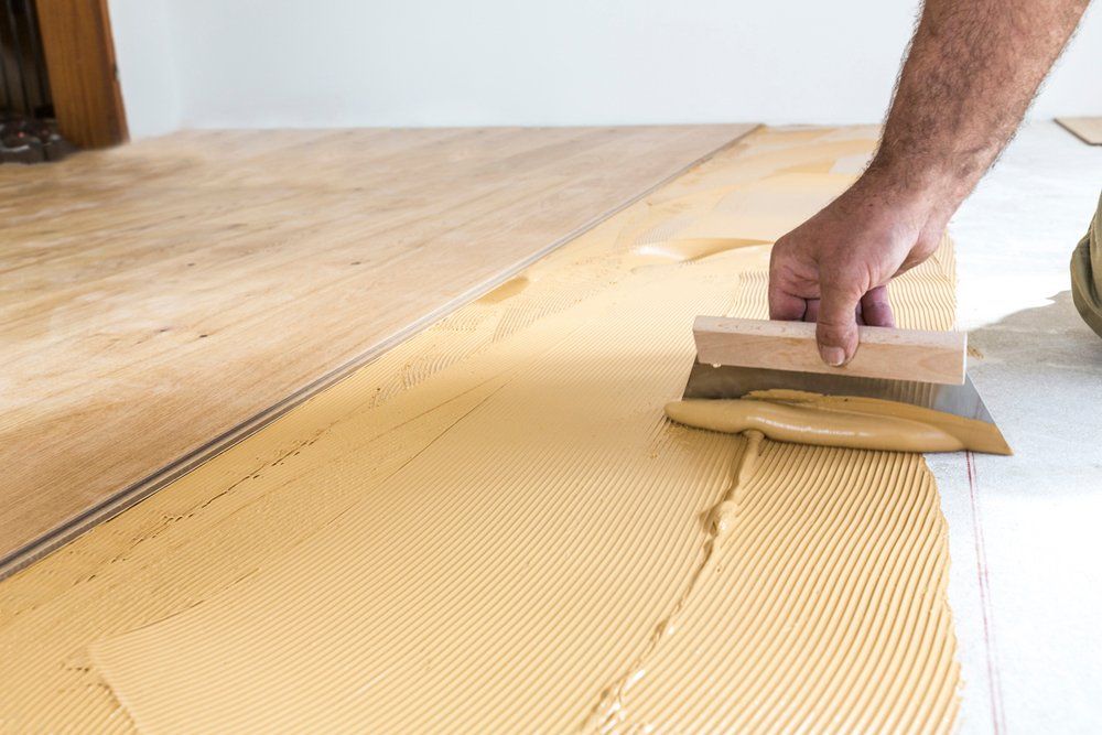 Laying Hardwood Parquet — Geoff Thompson's Independent Flooring Centre In Port Macquarie, NSW
