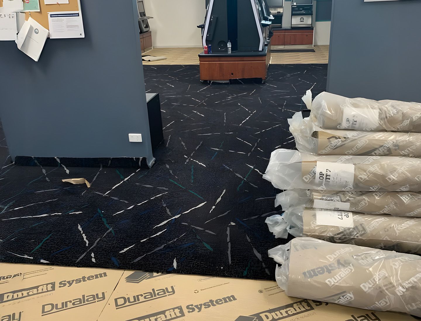 Carpet Underlay Beneath New Flooring