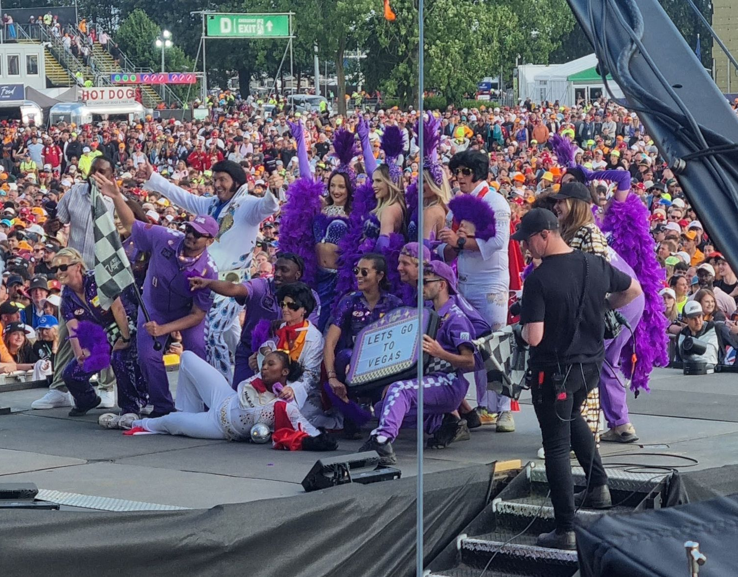 Elvis Tribute Act - Silverstone F1