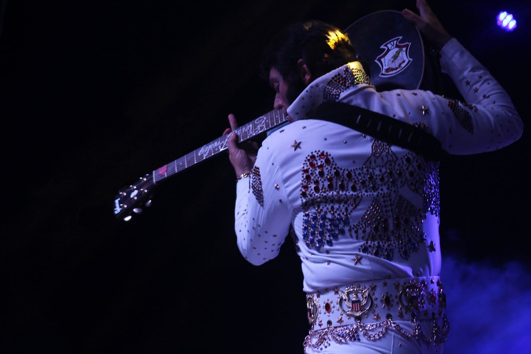 Michael Clews as Elvis Presley