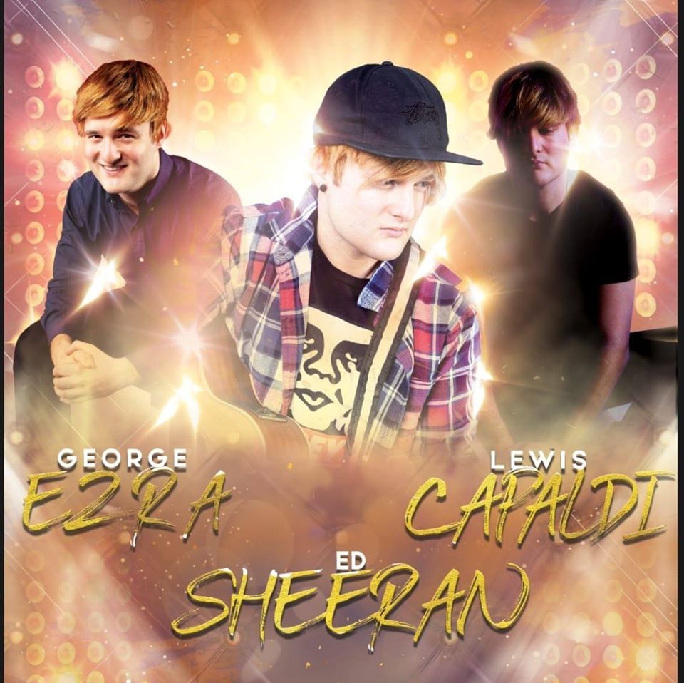 Tom White as Ed Sheeran Lewis Capaldi & George Ezra tribute act