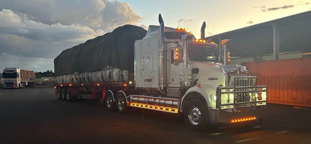 Large Semi Truck is Parked in a Parking Lot — Transforce in Broken Hill, NSW