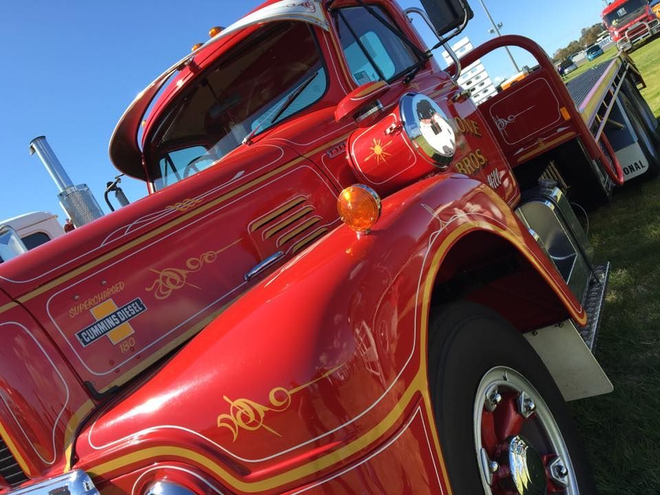 Red Chevrolet Truck is Parked in a Grassy Field — Transforce in Mudgee, NSW