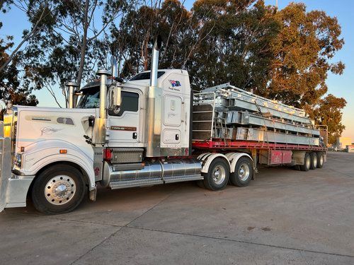 Large Semi Truck is Parked in a Parking Lot — Transforce in Bathurst, NSW