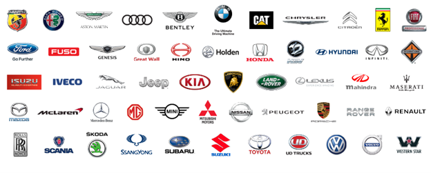 Automotive Logos — Cairns, QLD — Guardian Lock Services Automotive Logos — Cairns, QLD — Guardian Lock Services