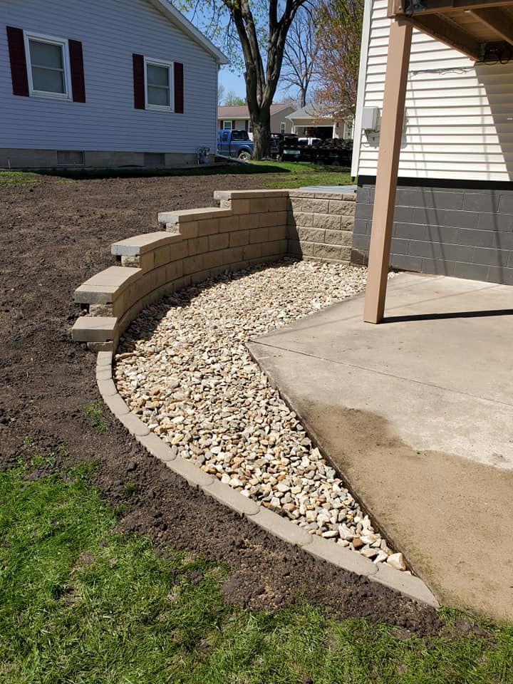 Landscaping | Retaining Wall | Waterloo IA | Professional Lawn Care |
