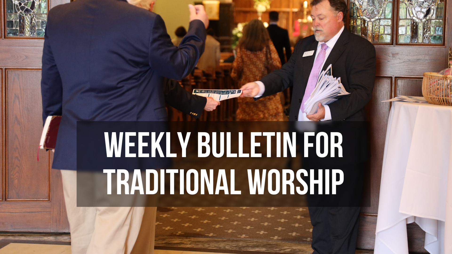 Traditional Worship Bulletin