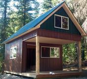 Cabin built by Superior Pole Buildings
