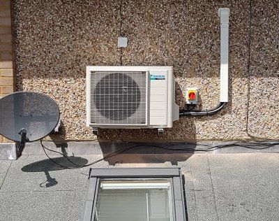 white air conditioning fan