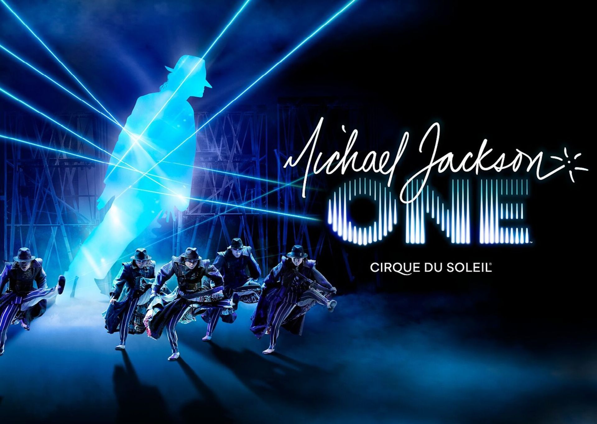 a poster for michael jackson 's cirque du soleil show