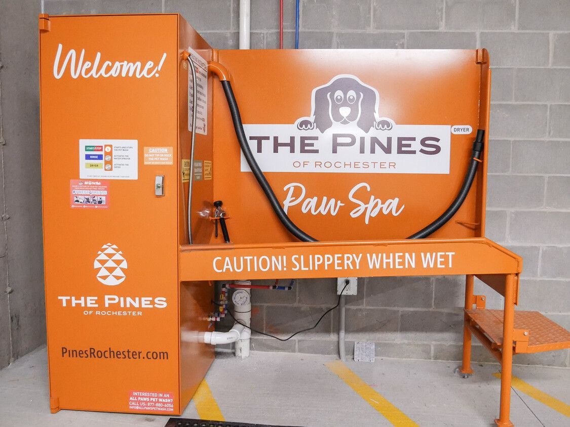 The Pines - pet wash station