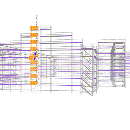 Efficient Scaffold Material Estimates