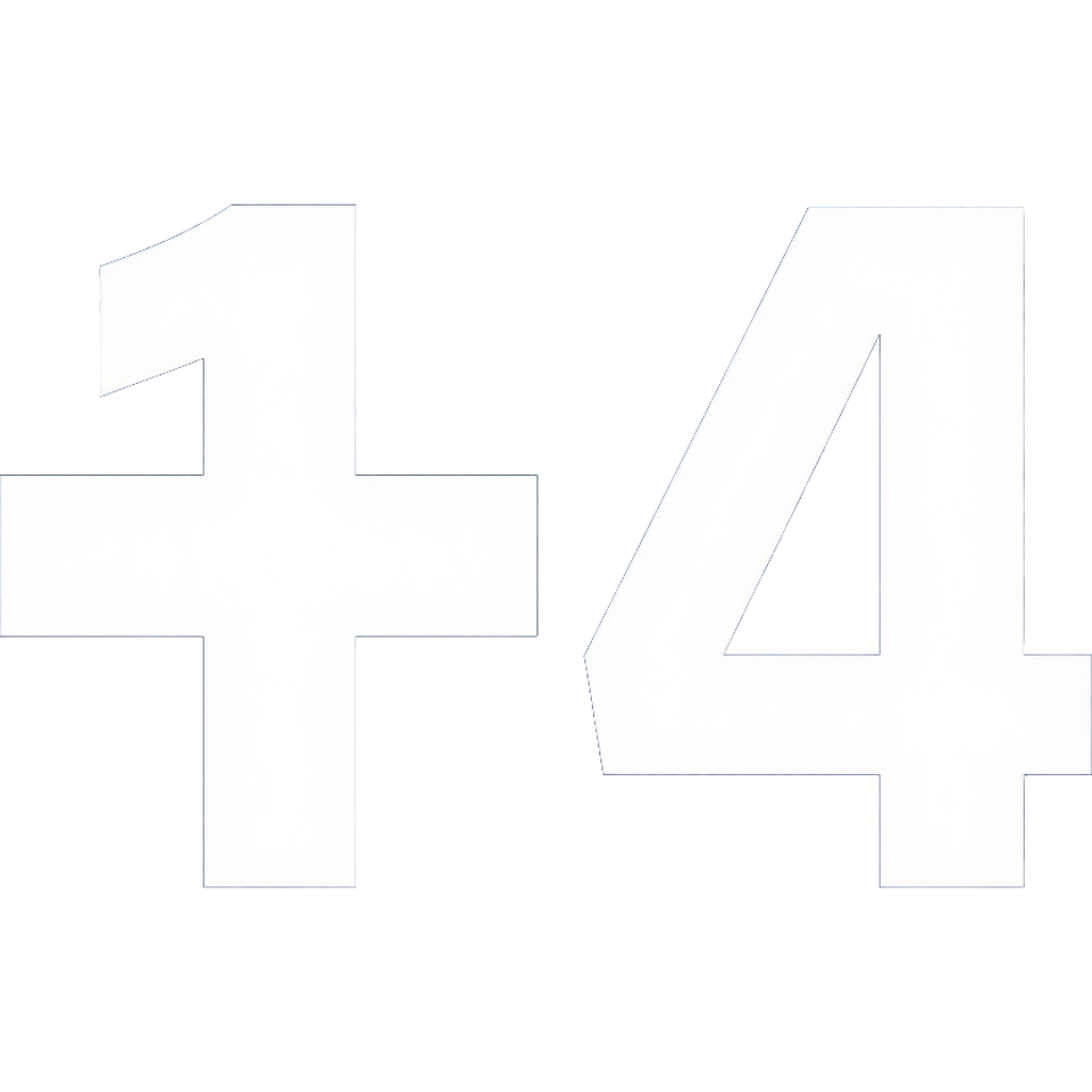 Black and white striped banner with a blank white center