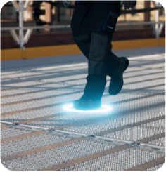 Continuous walking area