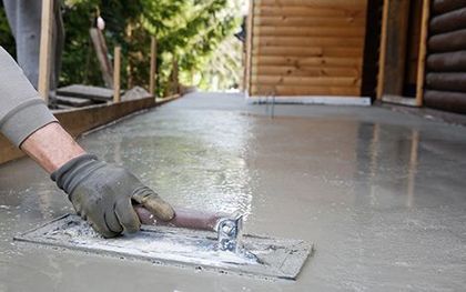 Poured concrete foundation by CSA Construction in Western Manitoba
