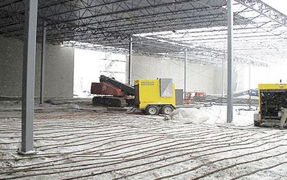 Steel building put up by CSA Construction, general contractor in Manitoba