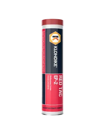 Red and black Klondike bar wrapper standing upright, labeled Red Tag with logo.