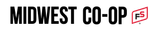 Logo reading "Midwest Co-op" in black text with a red detail.