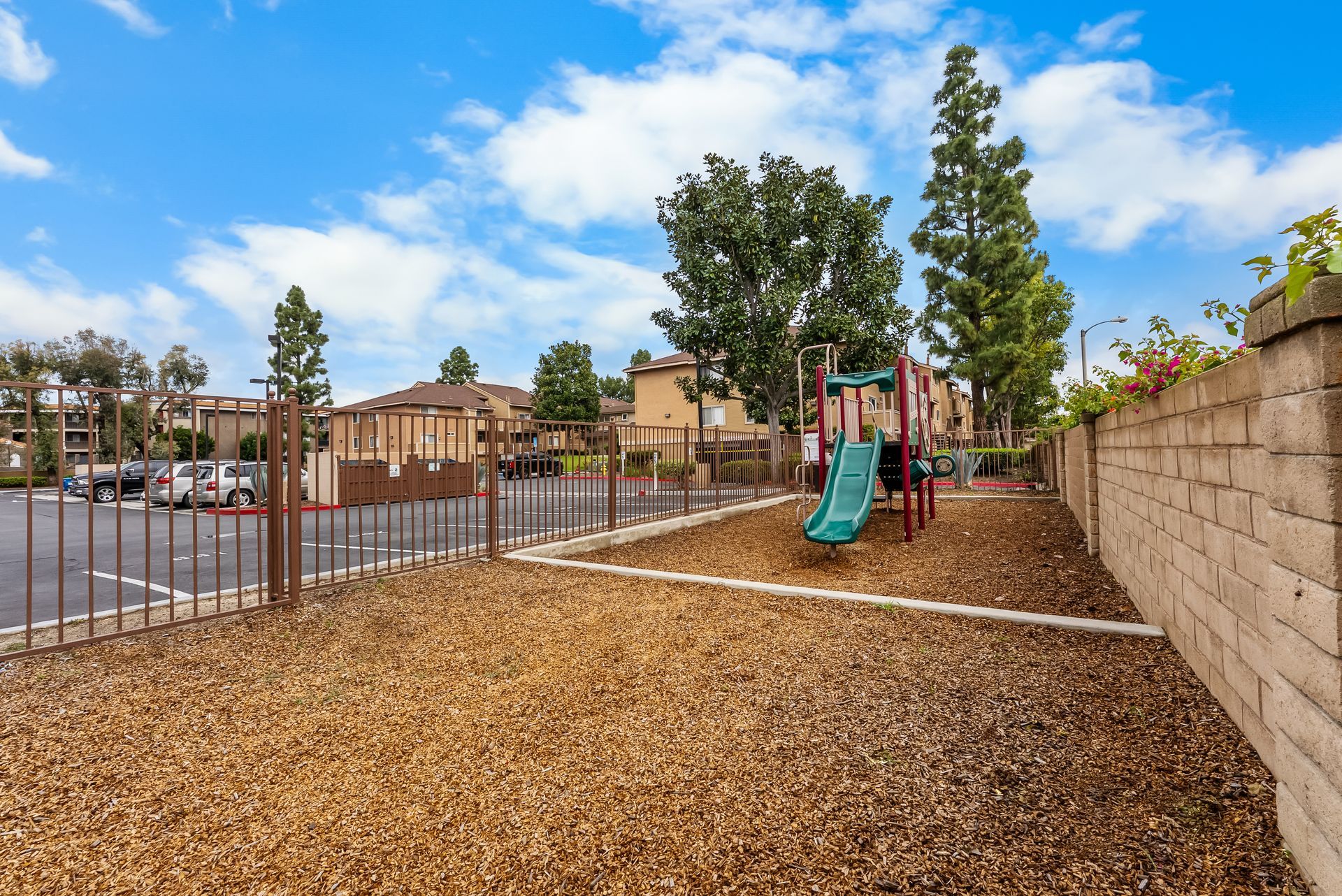 fenced in playground