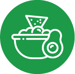 bowl of guacamole icon